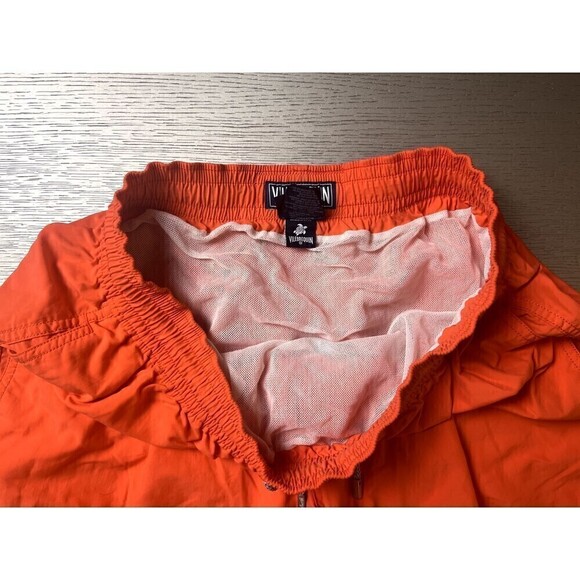 Vilebrequin Boardshorts Mens 2XL Orange 7" Inseam Swim Trunks - Picture 3 of 7
